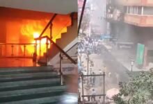 fire in Ajmer hotel